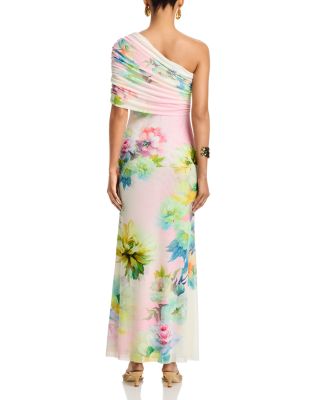 Mirabel One Shoulder Detail Maxi Dress