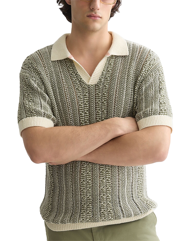 Scotch & Soda Multi Stitch Extra Dropped Shoulder Polo