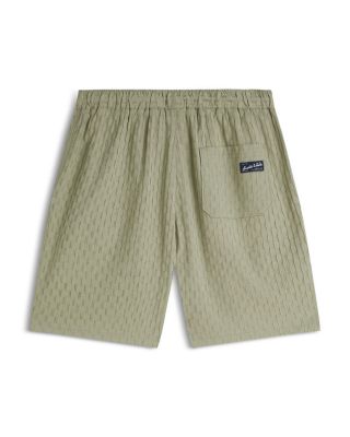Jacquard Seersucker Bermuda Shorts