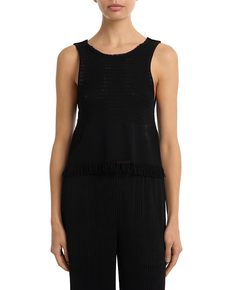 Pleats Please Issey Miyake Crochet Ap Tank