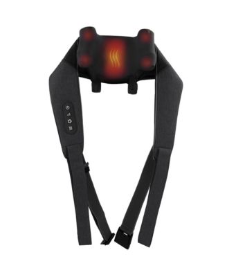 Wave Heated Neck & Back Massager with Heat, Cordless and Hands-Free