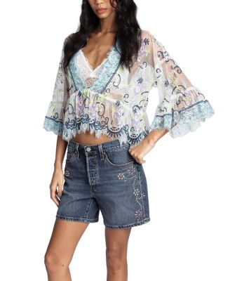  Lady Chatterley's Lace V-Neck Top