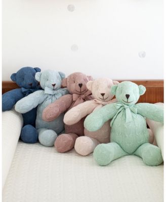  Cable Knit Teddy Bear Plush