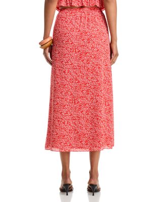 Agnes Crepe Midi Skirt