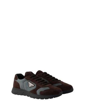  Men's Prax Suede And Re-Nylon Sneakers