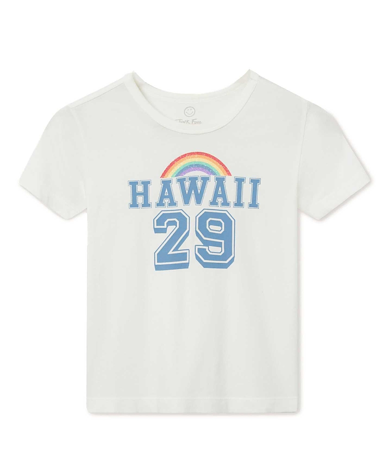 Junk Food Clothing Unisex Hawaii Rainbow Tee - Little Kid, Big Kid