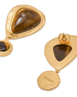 Tori Tumbled Stone Drop Earrings