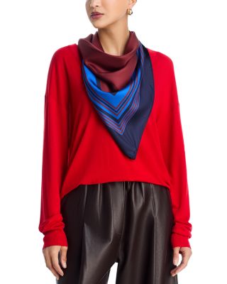 Albers Silk Print Scarf