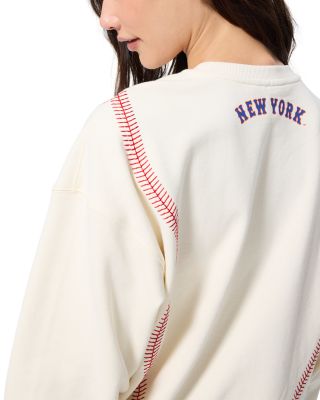 Baseball Stitch Crewneck Sweatshirt