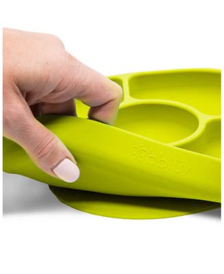 Yumi 4-section Silicone Plate and Spoon