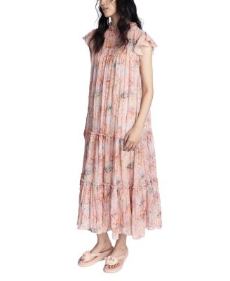 Oasis Blooms Tiered Maxi Dress