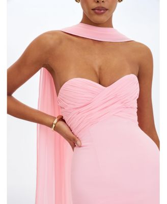  Olivia Strapless Crossover Mini Dress