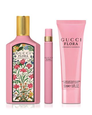 Flora Gorgeous Gardenia Eau de Parfum for Women and Body Lotion Trio Gift Set ($241 value)