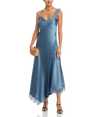 formal dress with beard Lisette Cotton Poplin Midi Dress in Black main image 1