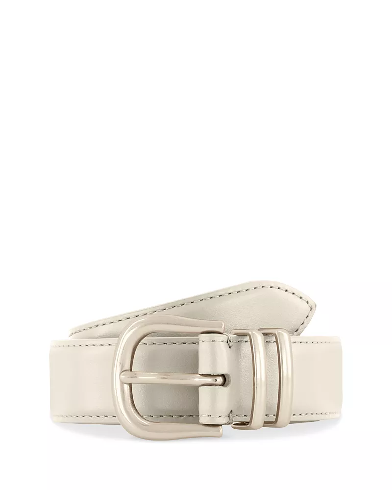 Vince Women's Double Keeper Leather Belt