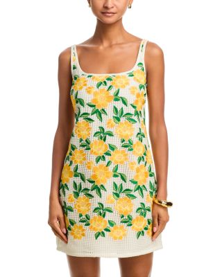 Maria Embroidered Mini Dress
