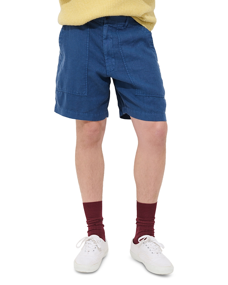 Alex Mill Straight Fit 8 Garment Dyed Pull on Field Shorts