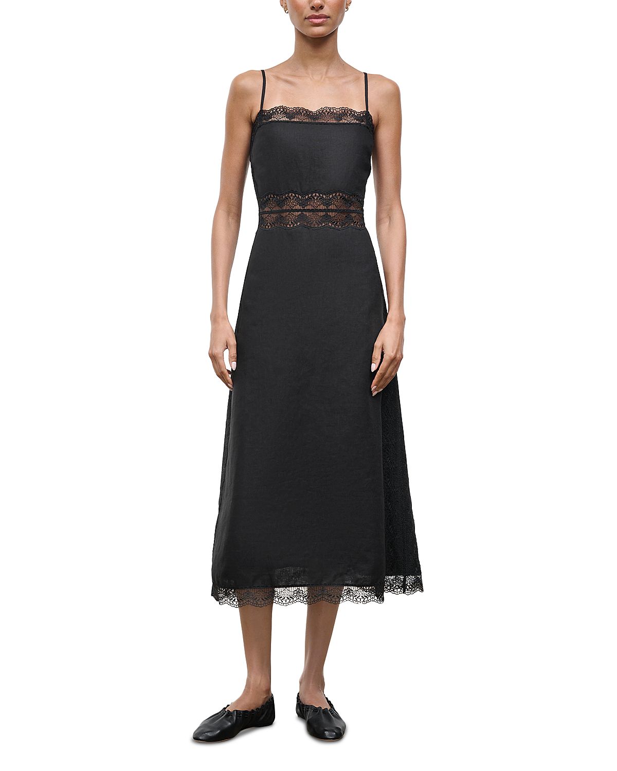 Staud Amalina Linen Dress
