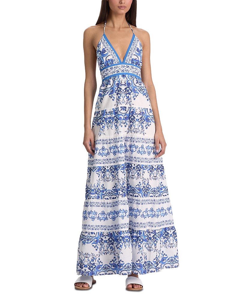 Alice and Olivia Karolina Smocked Waist Dress