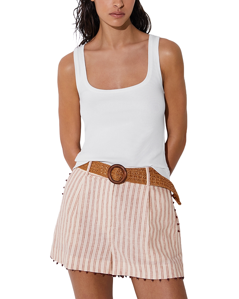 Reiss Chloe Striped Shorts