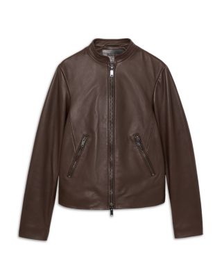 Petites Allie Leather Jacket