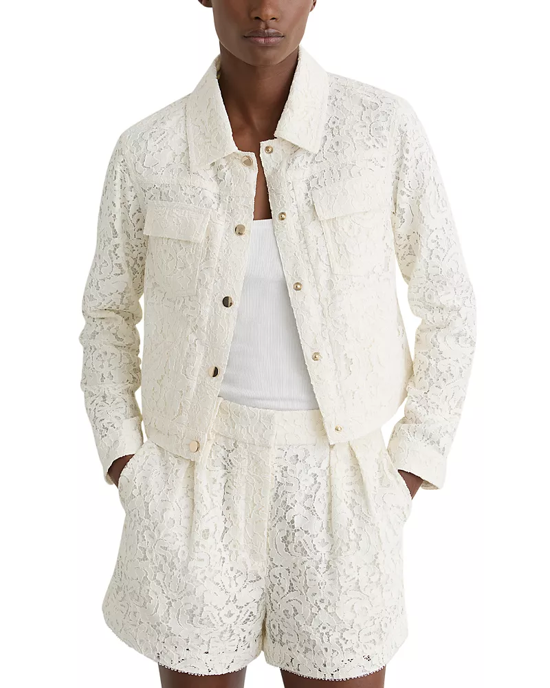 Reiss Lori Lace Jacket