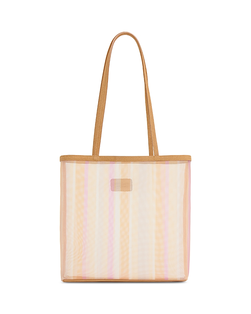 Mansur Gavriel Filo Striped Mesh Tote Bag