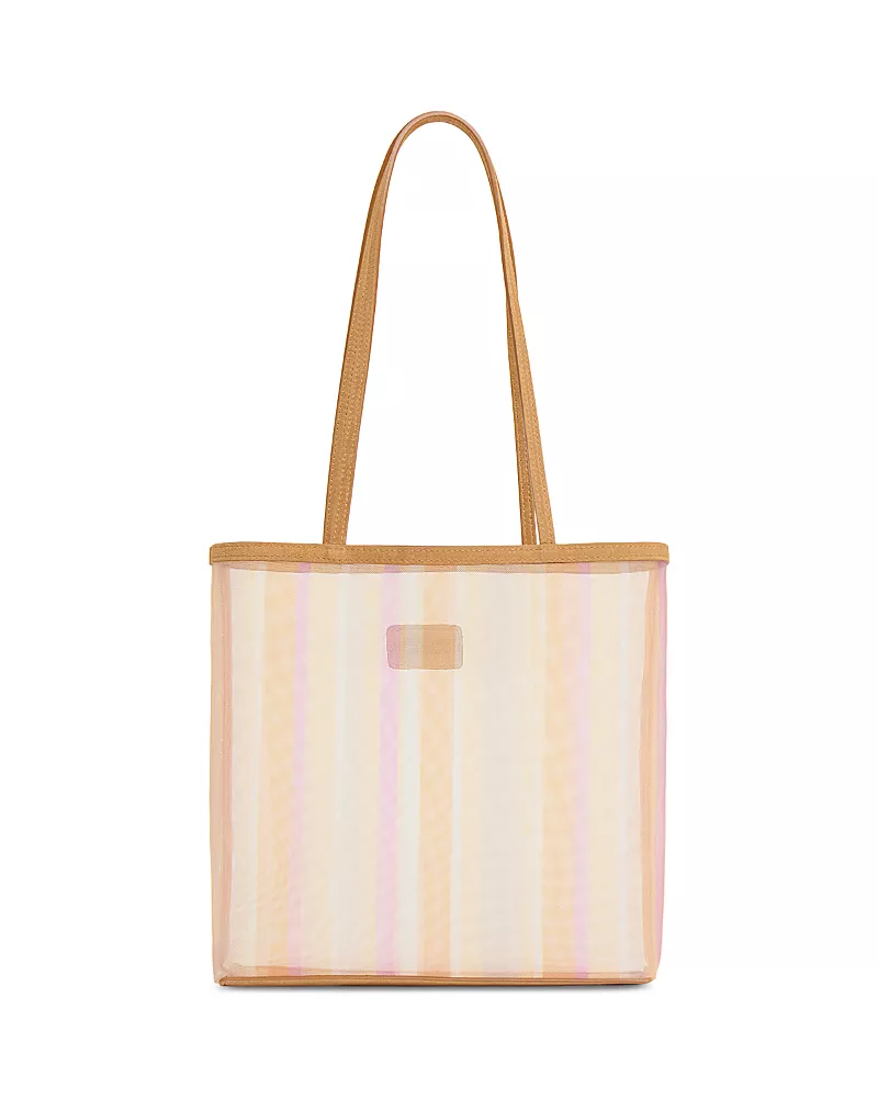 Mansur Gavriel Filo Striped Mesh Tote Bag