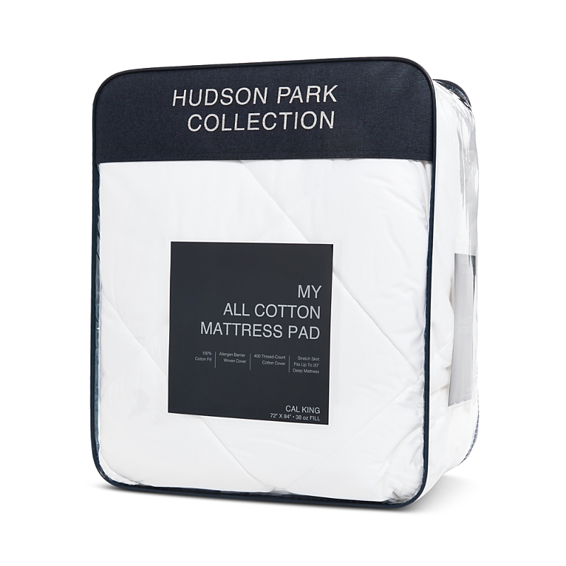 Hudson Park Collection My All Cotton Mattress Pad, California King - Exclusive