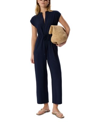 Drawstring Sleeveless Jumpsuit