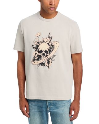 Floral Skull Graphic T-Shirt