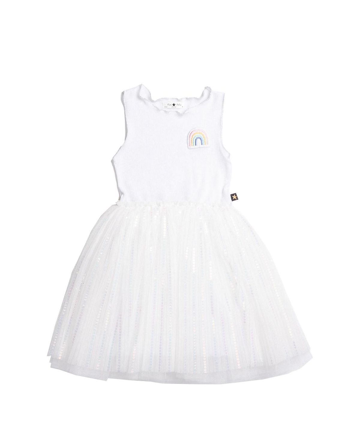 Petite Hailey Girls' Chloe Rainbow Tutu Dress - Little Kid, Big Kid