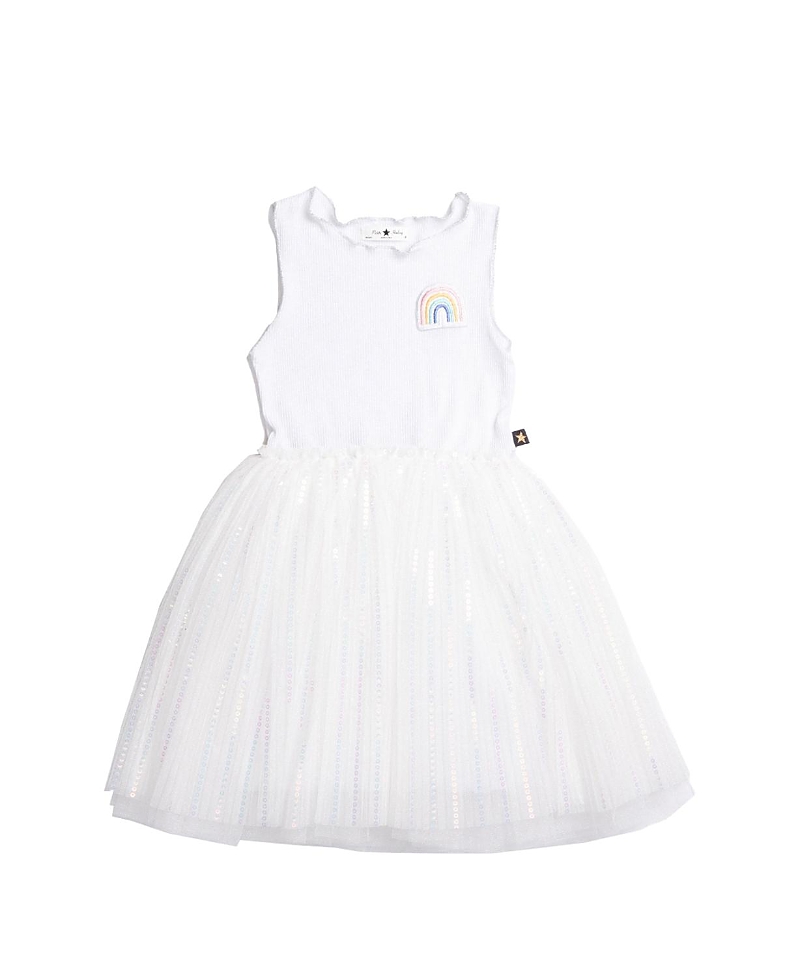 Petite Hailey Girls' Chloe Rainbow Tutu Dress - Little Kid, Big Kid