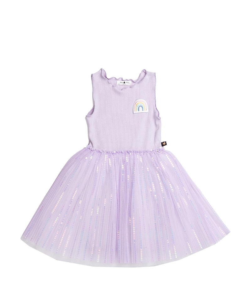 Petite Hailey Girls' Chloe Rainbow Tutu Dress - Little Kid, Big Kid