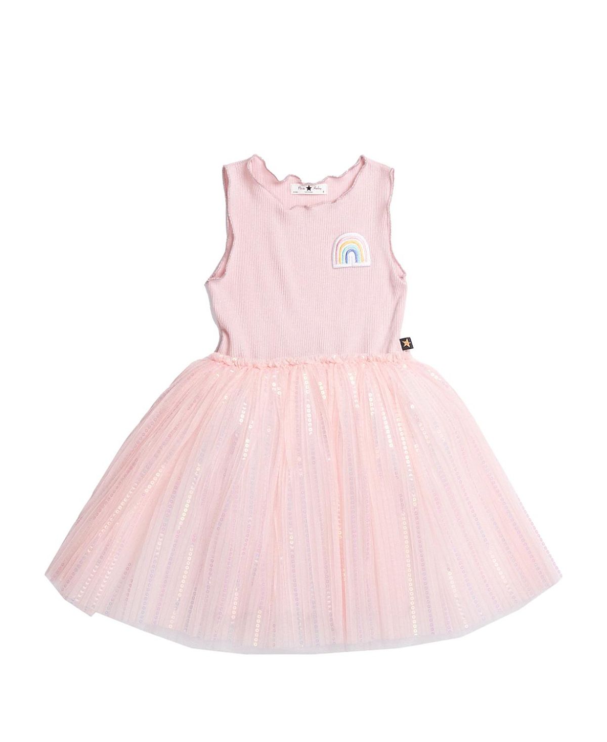 Petite Hailey Girls' Chloe Rainbow Tutu Dress - Little Kid, Big Kid