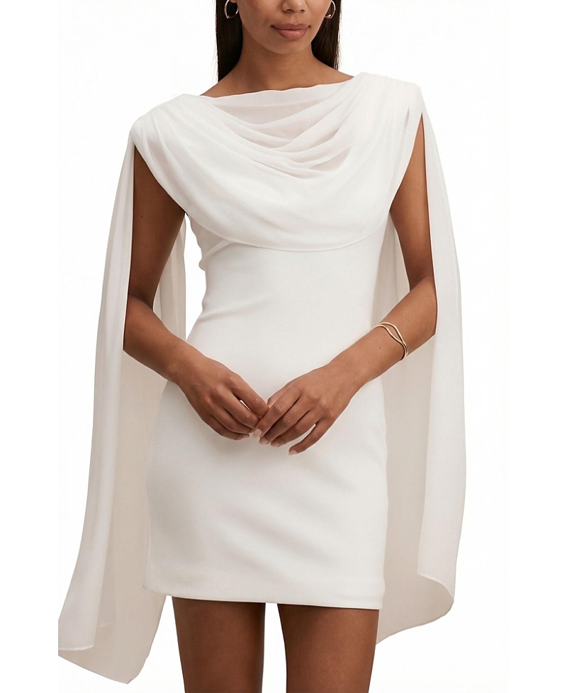 Ever New Bowie Mini Dress with Shawl