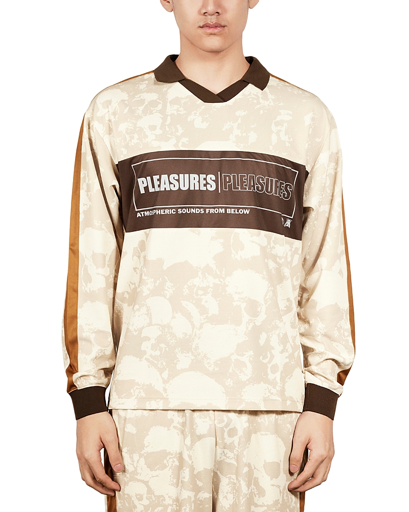 Pleasures Despair Logo Skull Graphic Polo Jersey