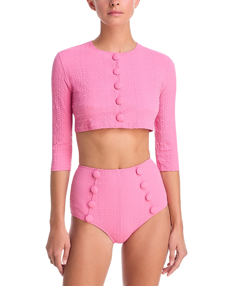 Lisa Marie Fernandez Cardigan Swim Top
