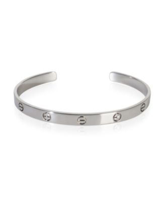  Love Cuff 18k White Gold Bracelet