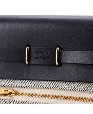 20 Herbag Zip Toile and Leather