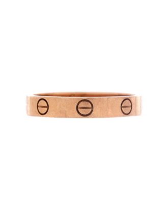  Love Wedding Band Ring 18K Rose Gold