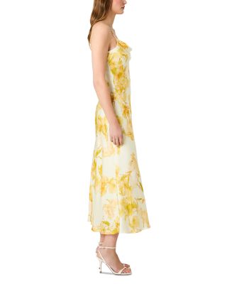 Oona Satin Sophi Cowl Neck Dress