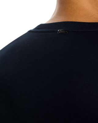 Double Layered Short Sleeve Knit Tee