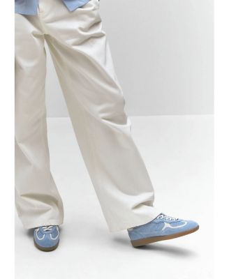 Women's TB.490 Rife Cornflower Blue Cream Leather Sneakers 