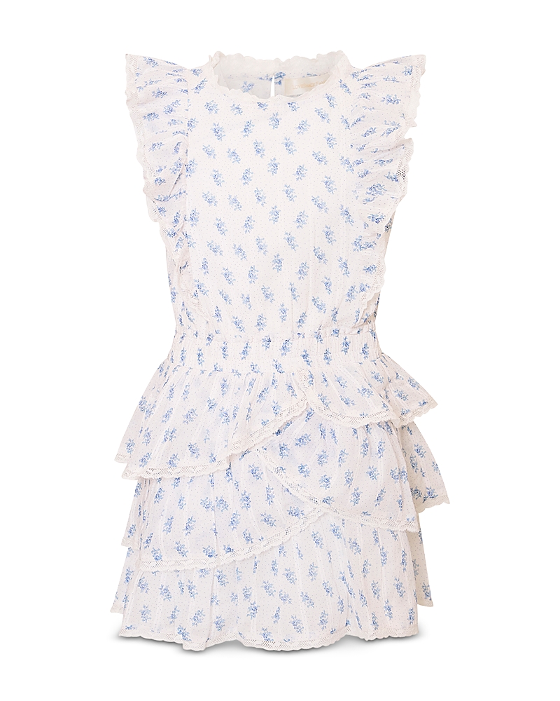 LoveShackFancy Girls' Decker Printed Tiered Dress - Big Kid