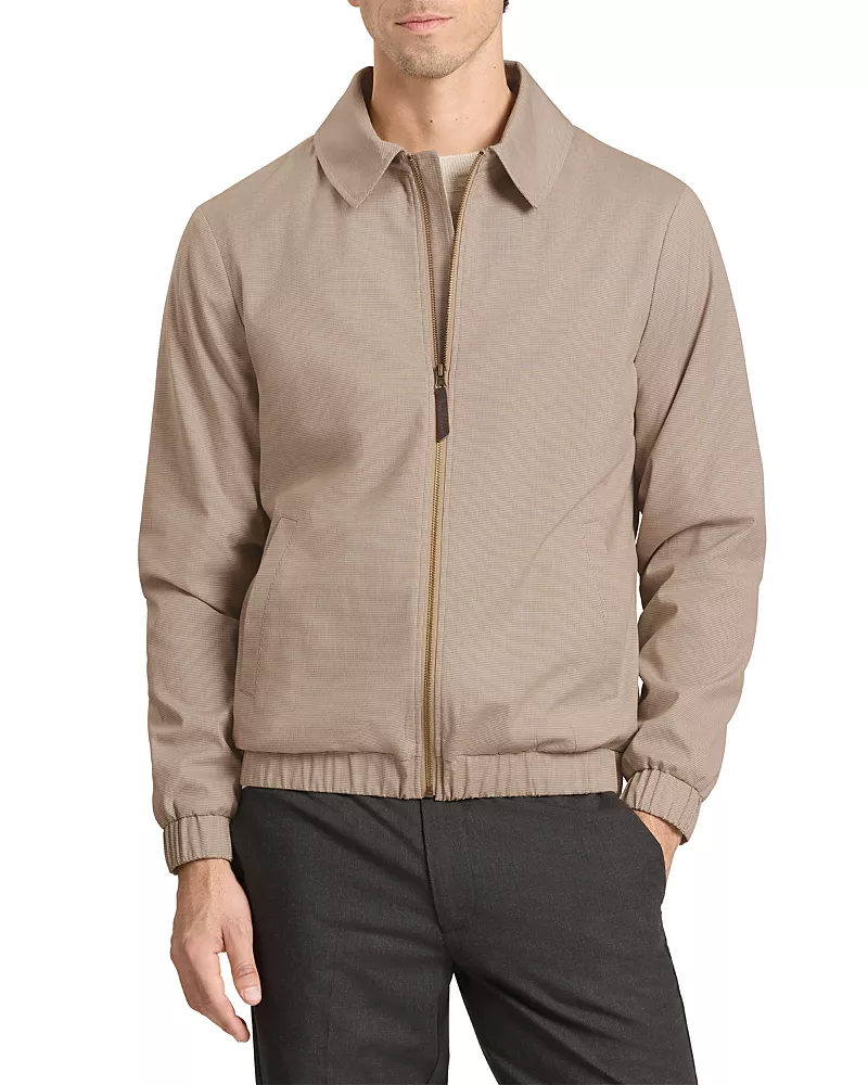 Ted Baker Houndstooth Tan Modern Jacket
