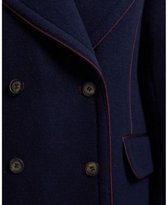 Tailored Padded Lined Midi Coat