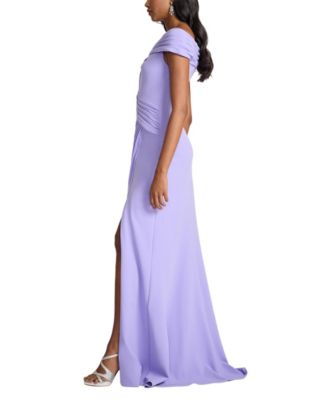 Bruner Draped Crepe Gown
