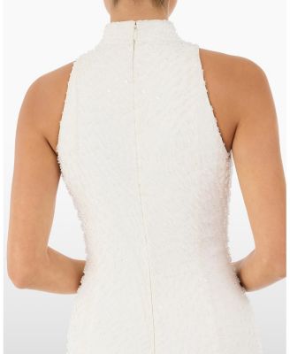 Mischief Embellished High-Neck Maxi Dress