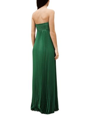 green ba&sh dress Elle Rebel Leopard Sequin Golden Goddess Dress – Unique Vintage main image 1